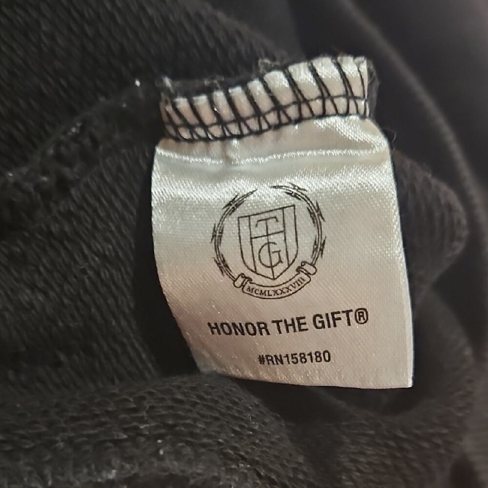 Honor Women's Black Graphic Hoodie - Picture 8 of 9